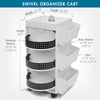 Swivel Organizer White / Black