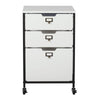 Sew Ready 3 Drawer Organizer Charcoal / Black / White