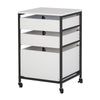 Sew Ready 3 Drawer Organizer Charcoal / Black / White
