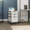 Sew Ready 3 Drawer Organizer Charcoal / Black / White