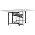 Mobile Fabric Cutting Table with Storage 30
