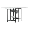 Sew Ready 36" Cutting Table with Basket Charcoal / White