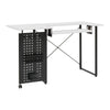 Pivot Panel Sewing Table White / Graphite