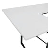 Dart Sewing Table Graphite / White