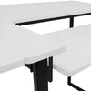 Dart Sewing Table Graphite / White
