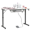Rollaway II Sewing Table Black / White