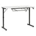 Rollaway II Sewing Table Black / White