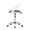 Folding Back Task Chair White / Grey