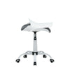 Folding Back Task Chair White / Grey