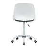Folding Back Task Chair White / Grey