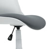 Folding Back Task Chair White / Grey