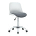 Folding Back Task Chair White / Grey