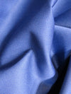 Solid Reversible Formal Poly Cotton Twill Fabric / Royal Blue / Sold By The Yard