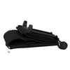 Collapsible Rolling Serger Machine Case, Black Quilted