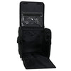 Collapsible Rolling Serger Machine Case, Black Quilted