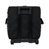 Collapsible Rolling Serger Machine Case, Black Floral