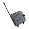 Everything Mary XXL 4 Wheel Collapsible Rolling Sewing Machine Storage Case, Heather Grey