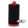 2692 Black Aurifil Cotton 50wt Large Spool||color:2692 Black