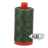 2890 Very Dark Grass Green Aurifil Cotton 50wt Large Spool||color:2890 Very Dark Grass Green