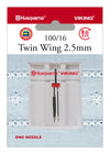 HUSQVARNA® VIKING® Twin Wing 2.5mm Needle Size 100/16 -- Product Image