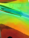Gold/Silver Holographic Multi-Color Chrome Vinyl Fabric / Sold By The Yard