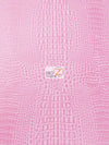 Bubble Gum Crocodile Marine Vinyl Fabric / Sold By The Yard