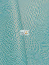 Death Black Crocodile Marine Vinyl Fabric / Sold By The Yard