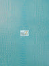 Fiji Turquoise Crocodile Marine Vinyl Fabric / Sold By The Yard
