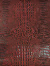 Deadpool Red AquaGuard &reg; Crocodile Marine Vinyl Fabric / Sold By The Yard