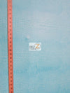 Teal Crocodile Marine Vinyl Fabric / Sold By The Yard