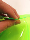 Aqua (12 Gauge) Tinted Plastic Vinyl Fabric / Sold By The Yard