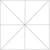 Basic 8 Lines 14" Quilt Stencil