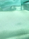 Solid Shiny Bridal Satin Fabric / Mint / Sold By The Yard