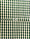 Mini Checkered Gingham Poly Cotton Printed Fabric / Hunter Green / Sold By The Yard||color:Hunter Green