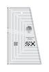 Creative Grids Straight Out Of Line 6in x 10in Quilt Ruler