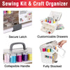 SINGER® Sew-It-Goes® 224 Piece Sewing & Craft Storage Kit with Classic Colors