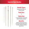 SINGER® Assorted Quilting Hand Needles 35-Pack