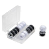 SINGER® Class 15 Threaded Bobbins with Storage Case 12- Pack Black & White