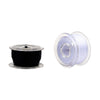 SINGER® Class 15 Threaded Bobbins with Storage Case 12- Pack Black & White
