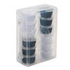 SINGER® Class 15 Threaded Bobbins with Storage Case 12- Pack Black & White