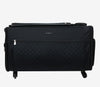 Everything Mary Jumbo 5 Wheel Collapsible Rolling Sewing Machine Storage Case, Black