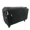 Everything Mary Jumbo 5 Wheel Collapsible Rolling Sewing Machine Storage Case, Black
