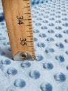 Icy Mint Minky Dimple Dot Baby Soft Fabric / Sold By The Yard