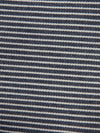 Natural with Navy Stripe 9oz Stretch Denim Fabric