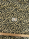 Taupe Velboa Dalmatian Dog Animal Short Pile Fabric / Sold By The Yard||color:Taupe Dalmatian