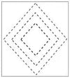 Diamond Quilt Stencil