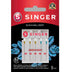 SINGER® Embroidery Needles Assorted Sizes 5-Pack