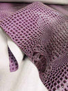 Panther Black (New Lot) Florida Gator 3D Embossed Vinyl Fabric / Sold By The Yard