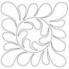 Feathered Square 11" Quilt Stencil
