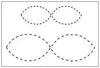 Figure 8 1.5"x5" and 2.25"x7" Quilt Stencil